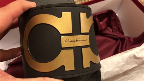 fake ferragamo slides youtube|ferragamo scam.